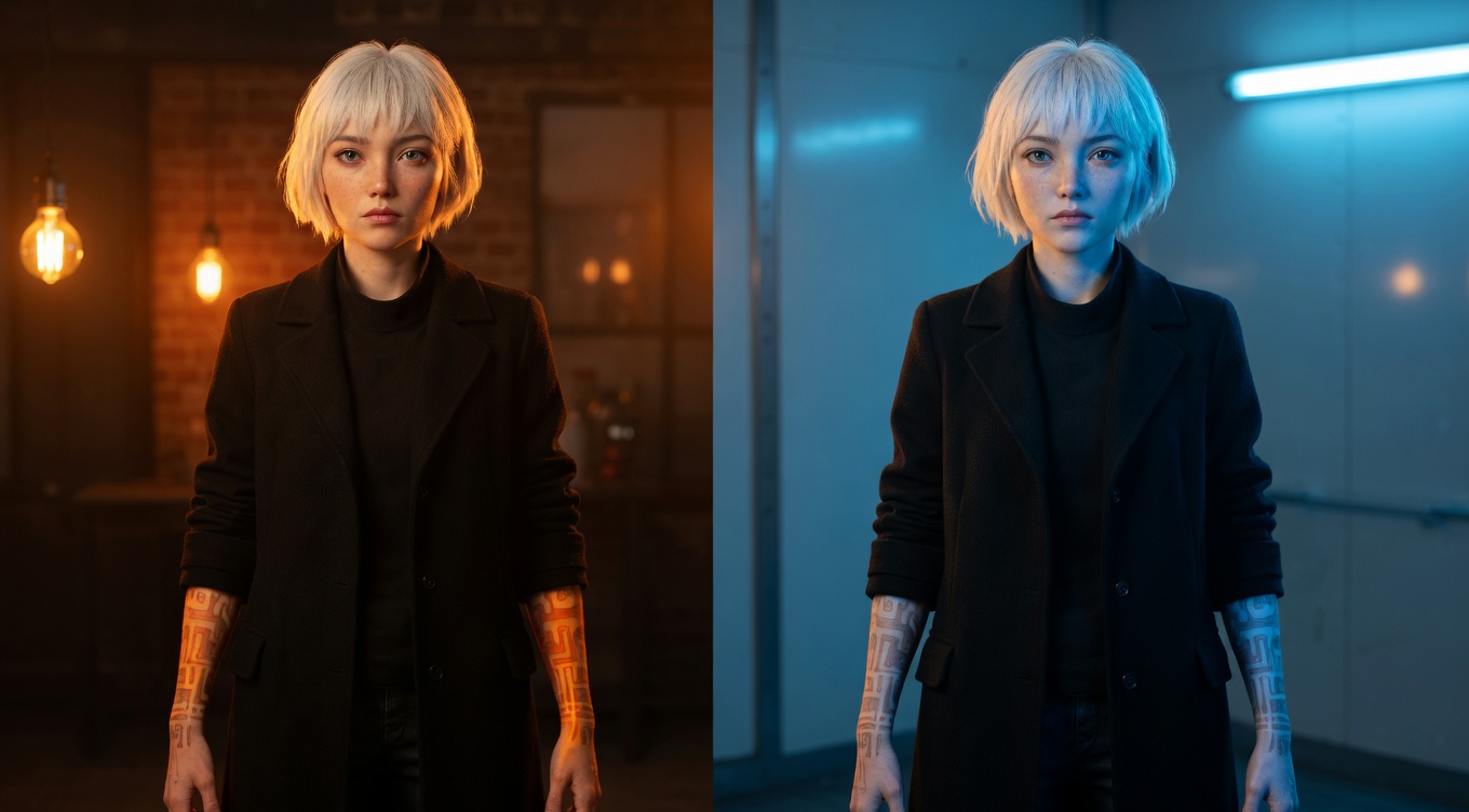 Color Temperature — Lighting technique example