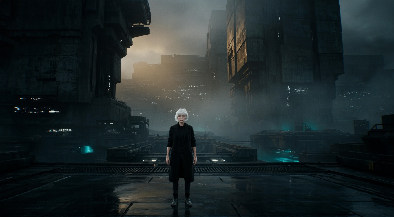 Contrast — Composition technique example