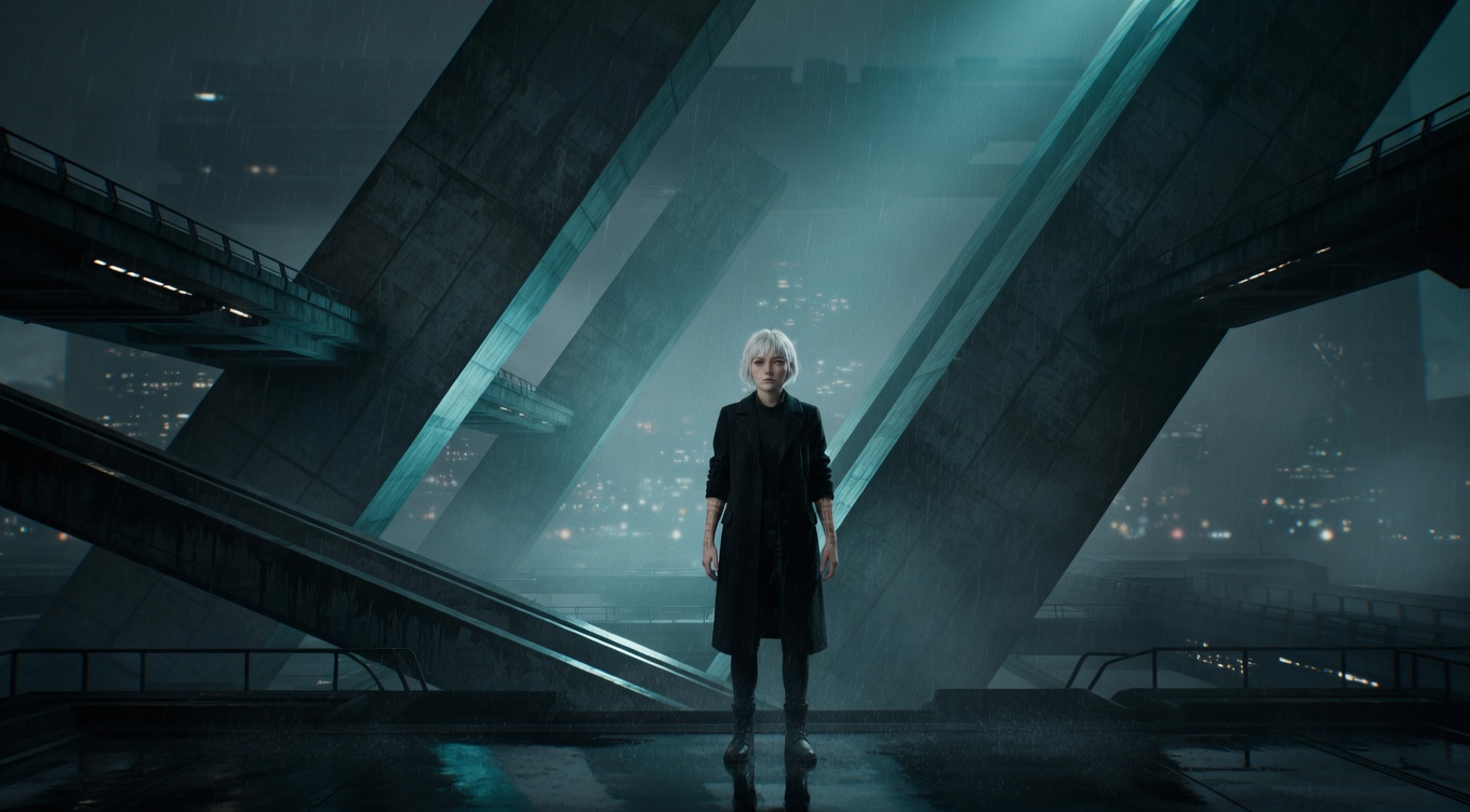 Diagonal Lines — Composition technique example