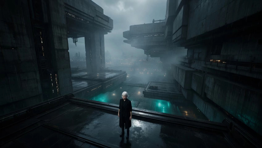 High Angle Shot — Camera Work technique example