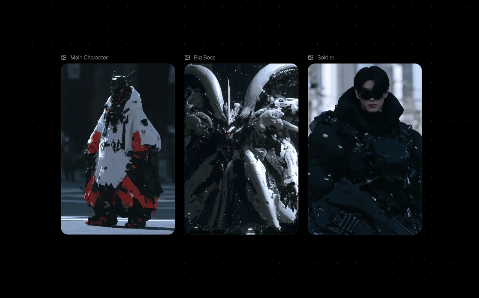 The main characters refinement