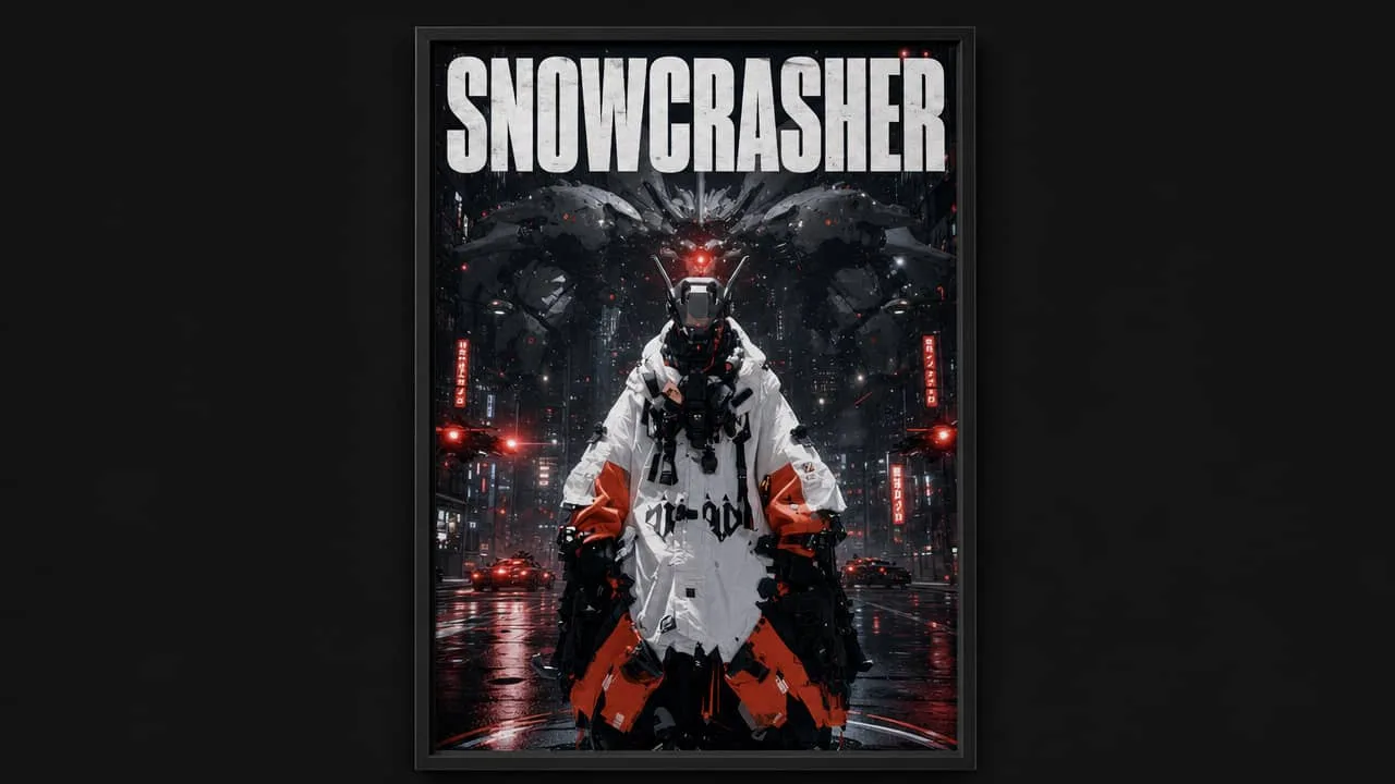 SNOWCRASHER poster design