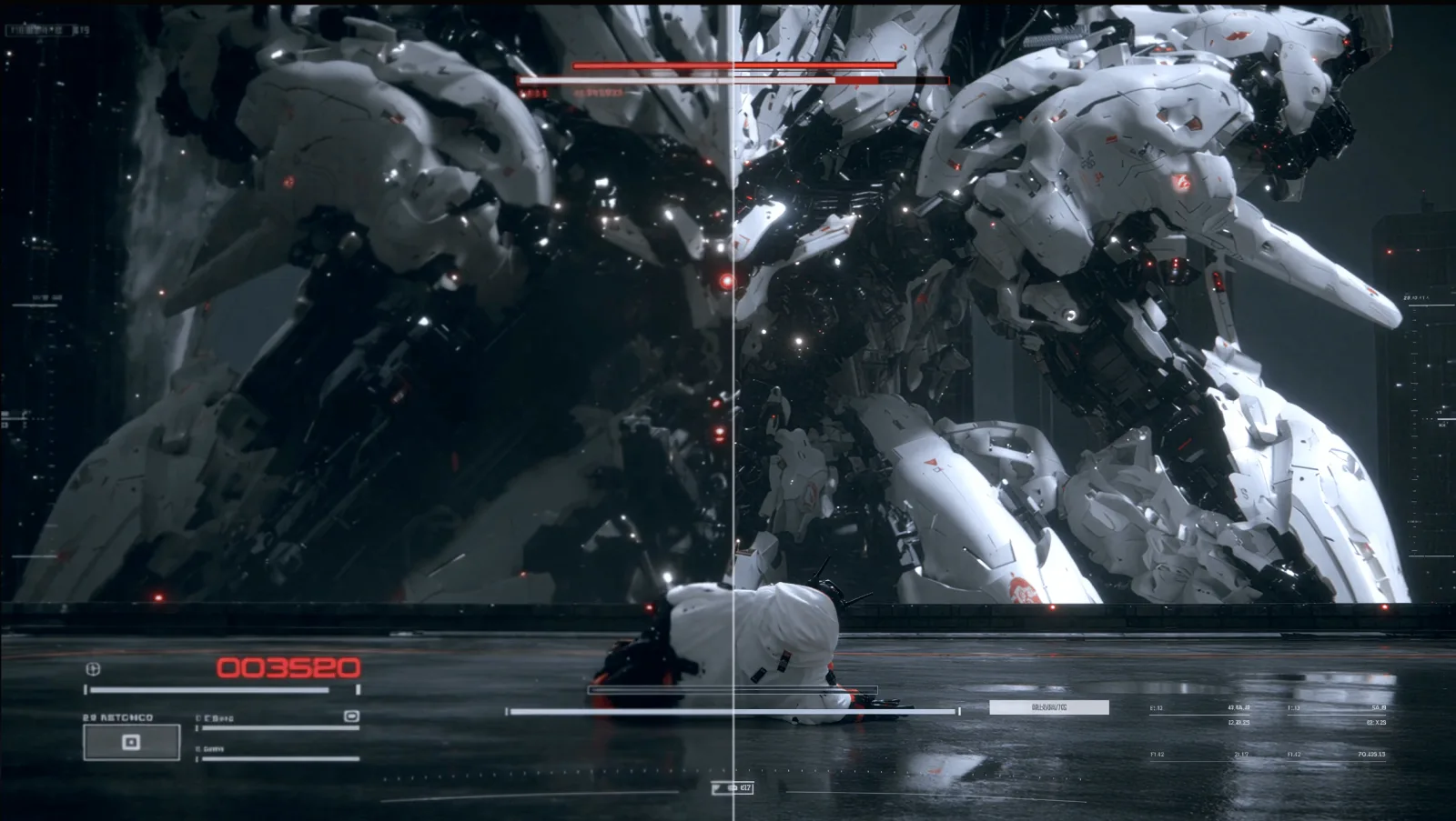 Left 720p / Right 4K upscale